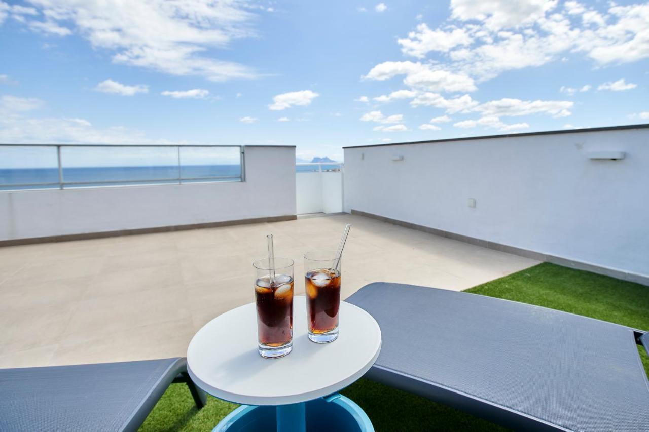 Penthouse With Stunning View And Rooftop Terrace Manilva Bagian luar foto